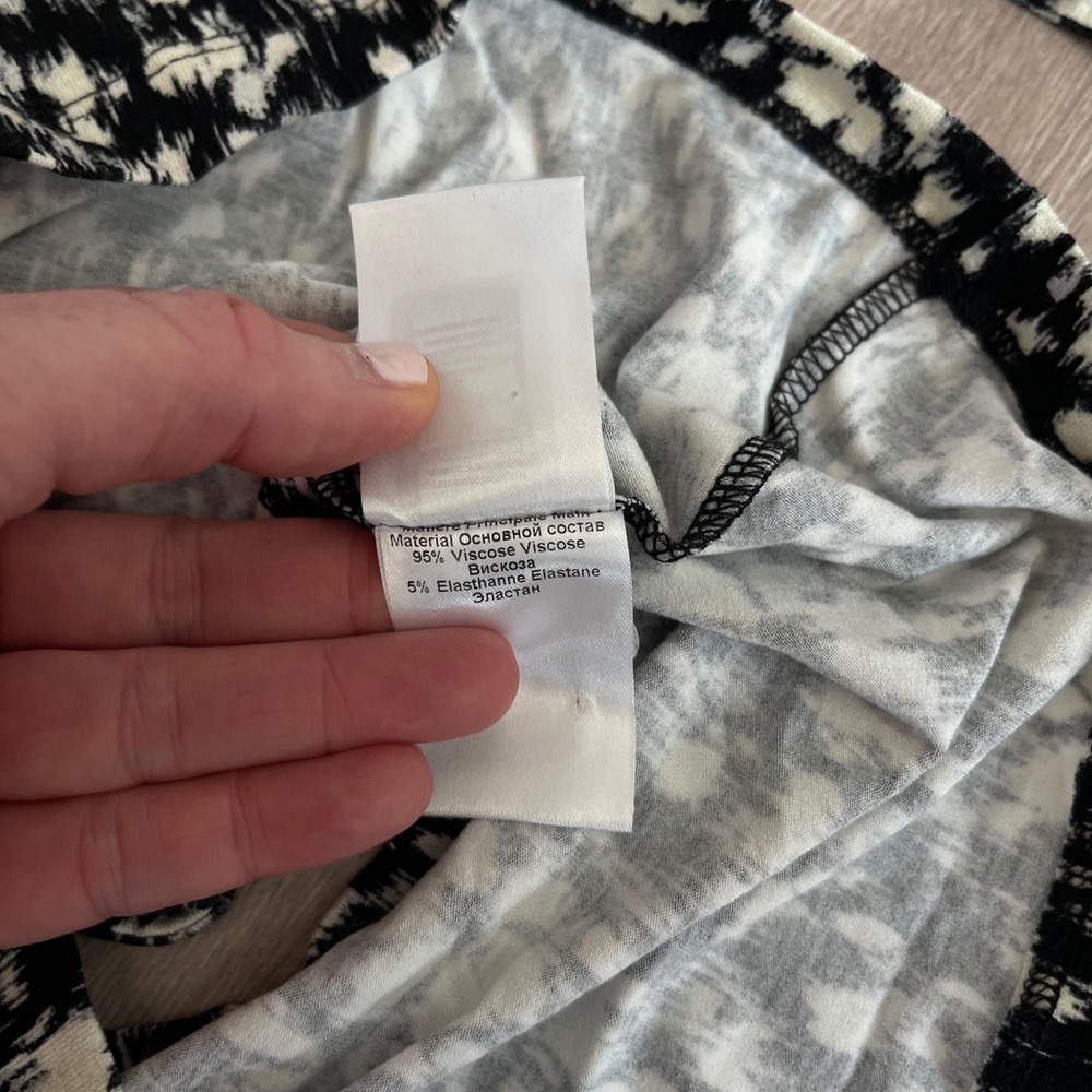 NWT Isabel Marant Leonio Top Sz 6 Black White Open Back Long Sleeve French Sexy - Picture 15 of 16